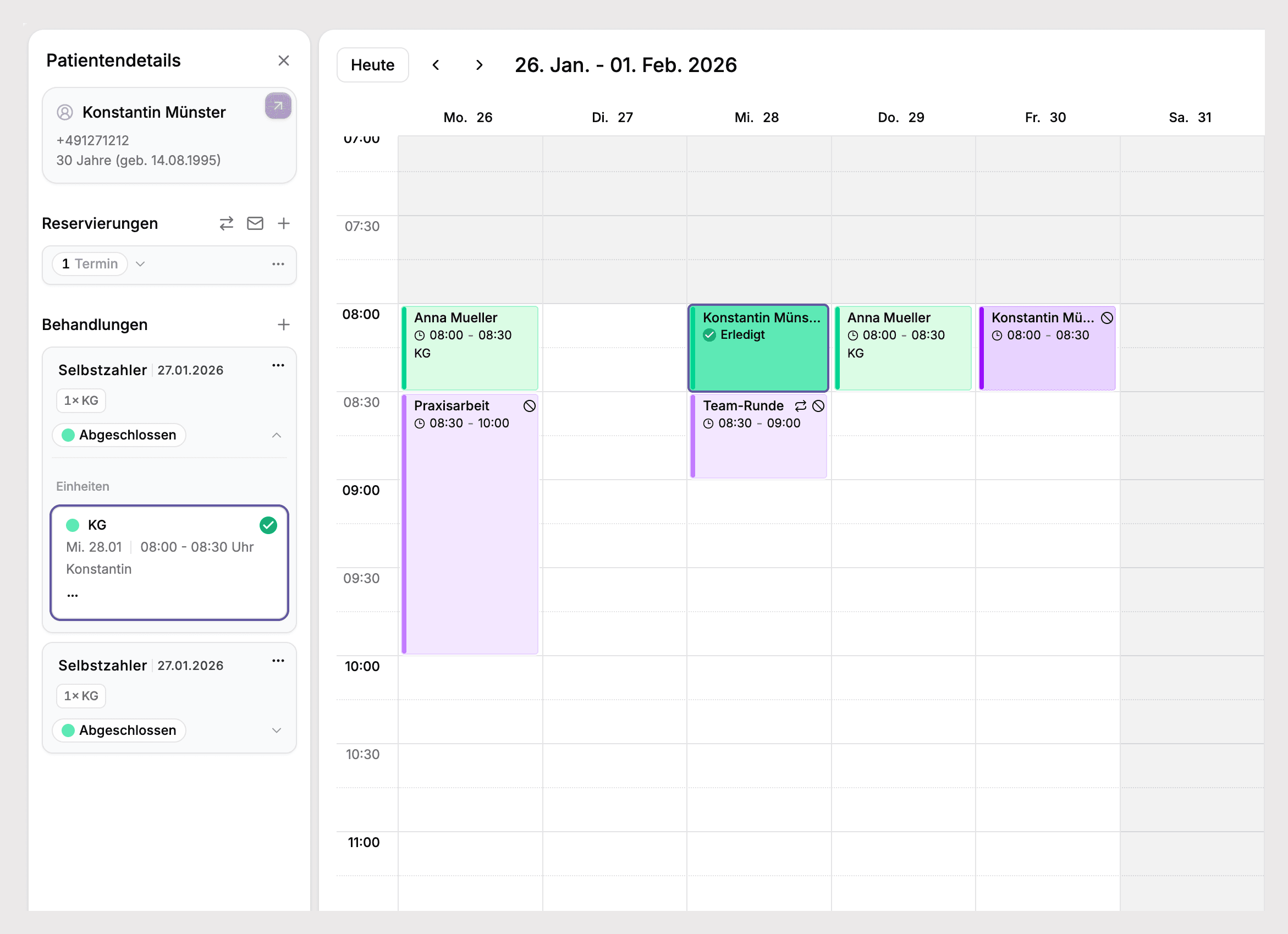 tuuul Terminplanung
